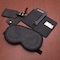 Dacasso Black Leather 4-Piece Travel Accessory Set EI-1010 - alternate 4